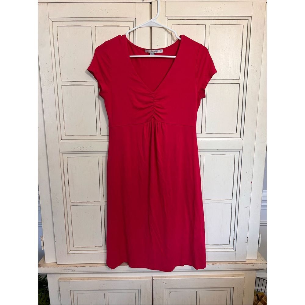 Boden size 8P 8 petite dark pink dress